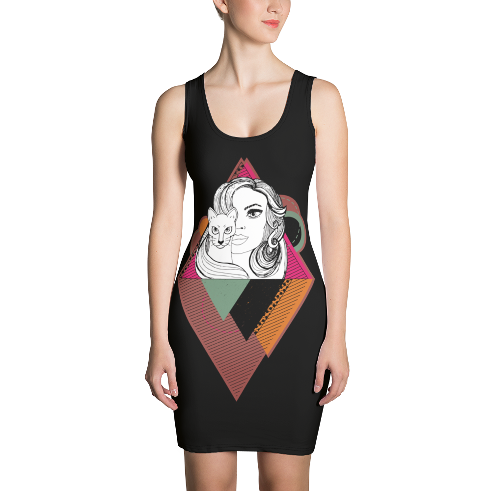 Witchy Cat Lady Dress