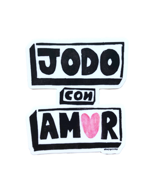 Jodo con Amor Stickers