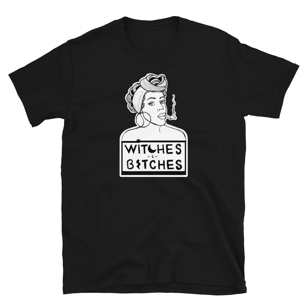 Witches & Bitches Unisex T-Shirt (Black)
